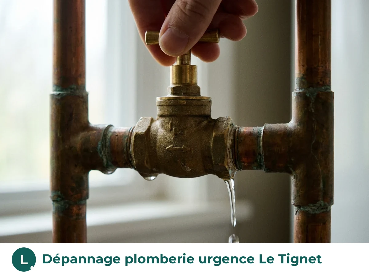 Dépannage plomberie urgence à Le Tignet