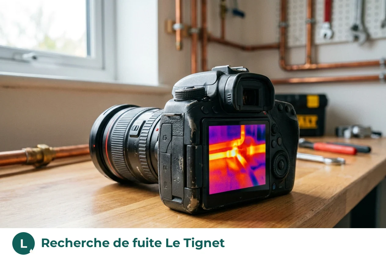 Recherche de fuite à Le Tignet
