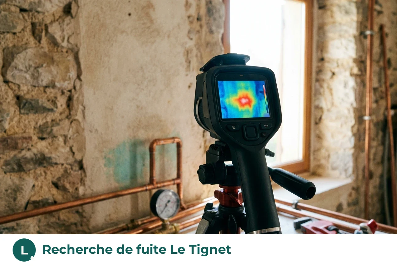 Recherche de fuite à Le Tignet
