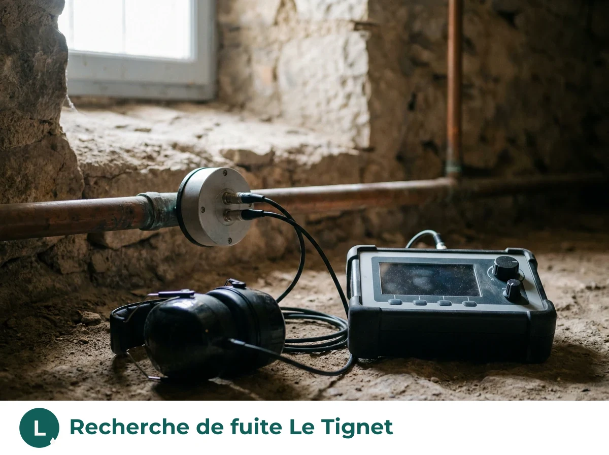 Recherche de fuite à Le Tignet