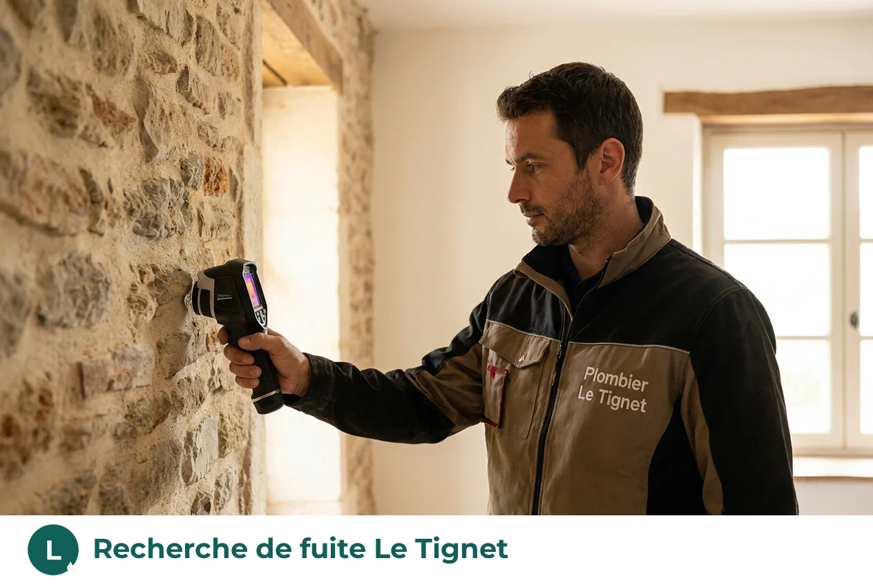 Recherche de fuite à Le Tignet