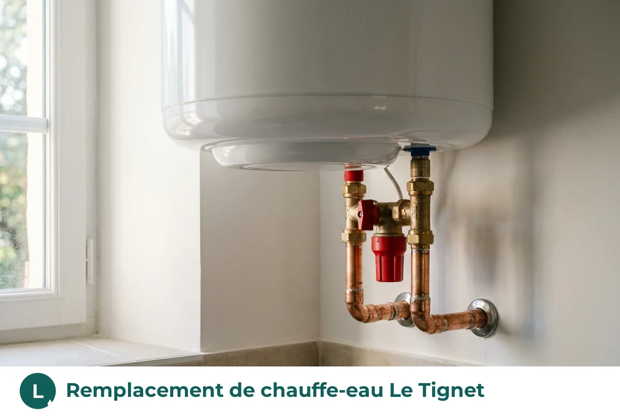 Remplacement de chauffe-eau à Le Tignet