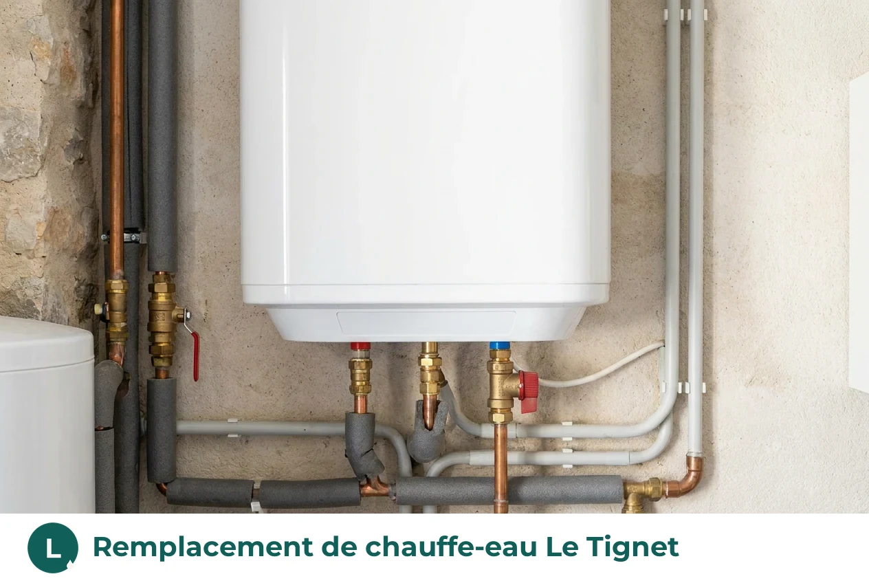 Remplacement de chauffe-eau à Le Tignet
