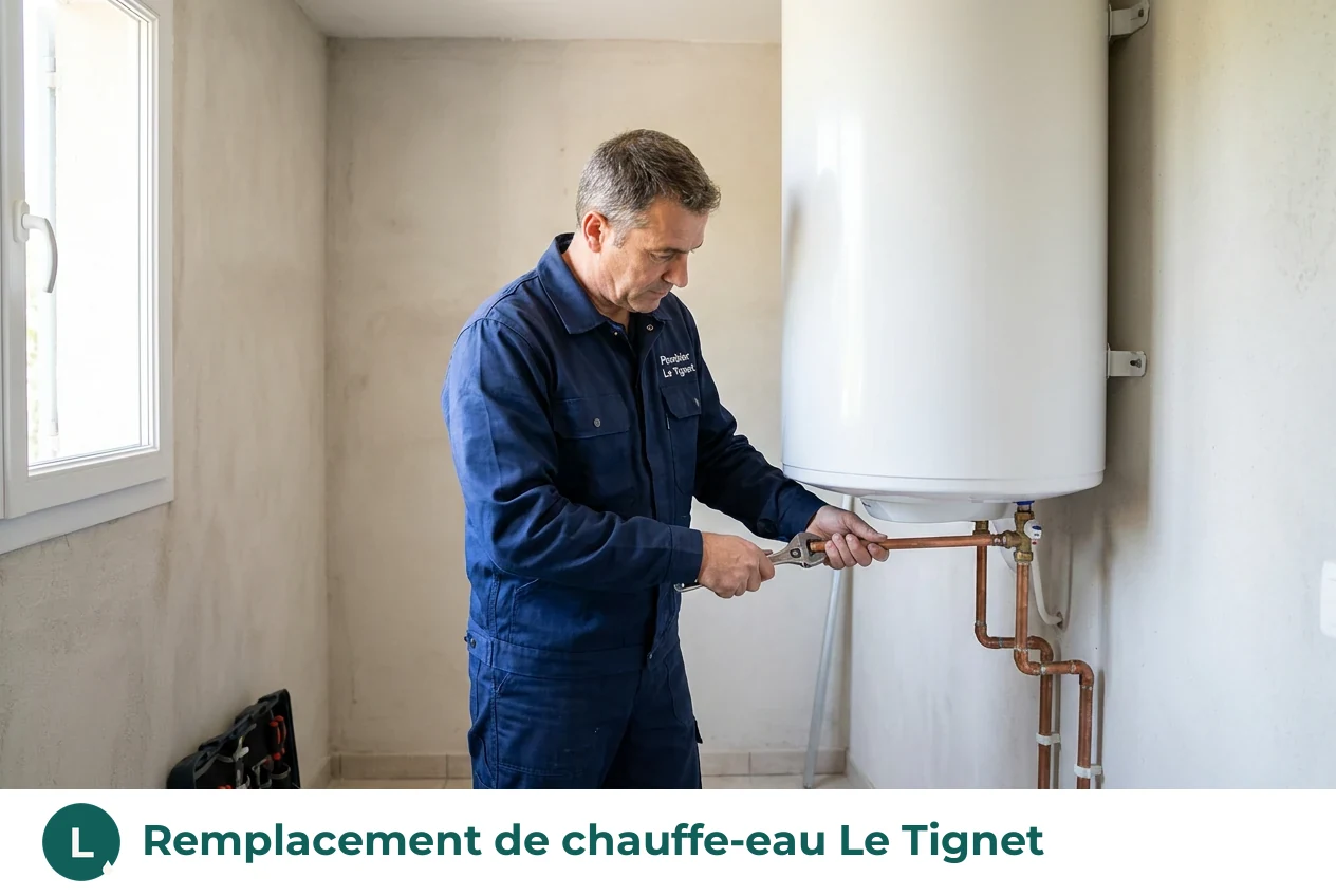 Remplacement de chauffe-eau à Le Tignet